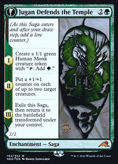 Jugan Defends the Temple // Remnant of the Rising Star [Kamigawa: Neon Dynasty Prerelease Promos] | Game Grid - Logan