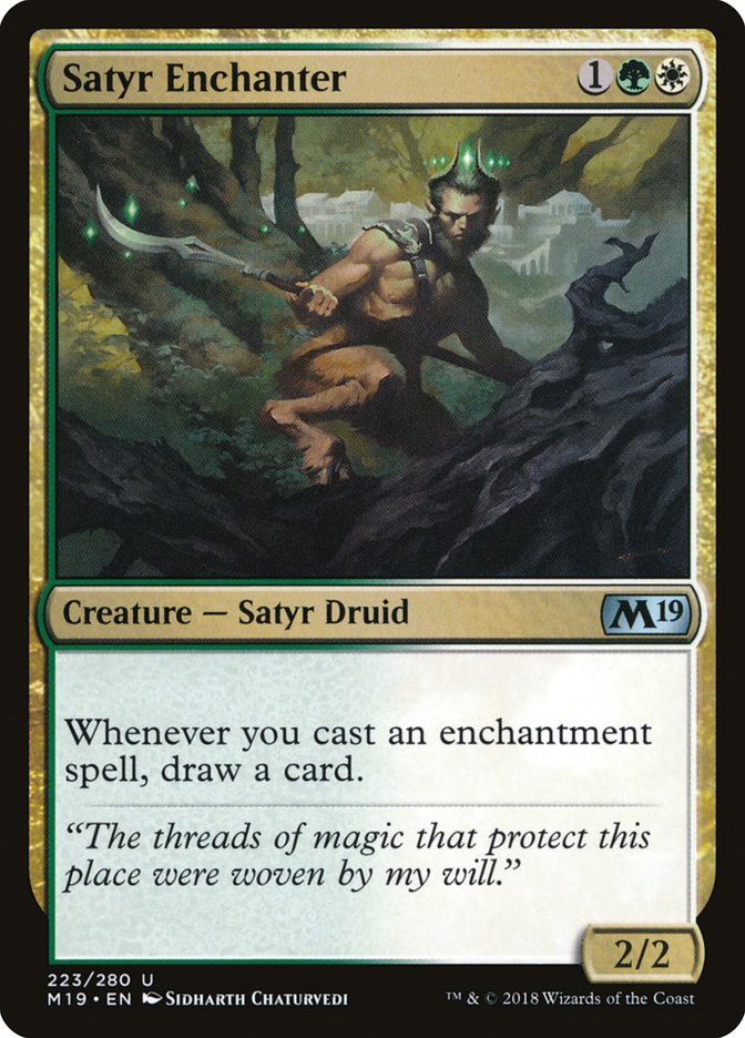 Satyr Enchanter [Core Set 2019] | Game Grid - Logan