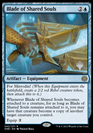 Blade of Shared Souls (Promo Pack) [Phyrexia: All Will Be One Promos] | Game Grid - Logan