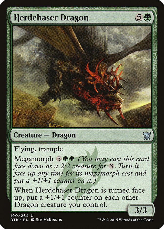 Herdchaser Dragon [Dragons of Tarkir] | Game Grid - Logan