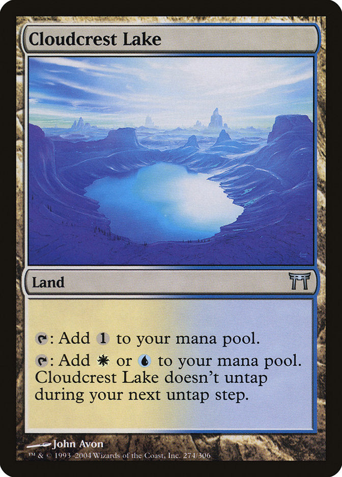 Cloudcrest Lake [Champions of Kamigawa] | Game Grid - Logan