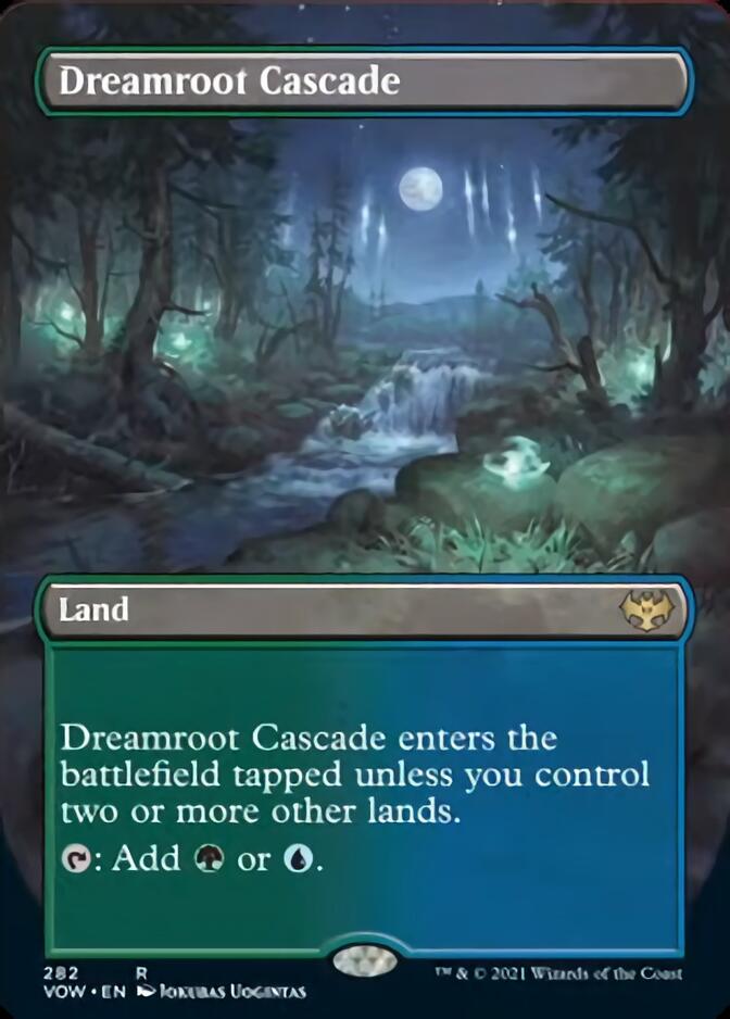 Dreamroot Cascade (Borderless Alternate Art) [Innistrad: Crimson Vow] | Game Grid - Logan