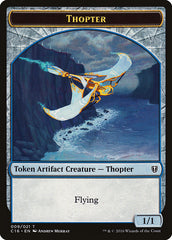 Daretti, Scrap Savant Emblem // Thopter Double-Sided Token [Commander 2016 Tokens] | Game Grid - Logan