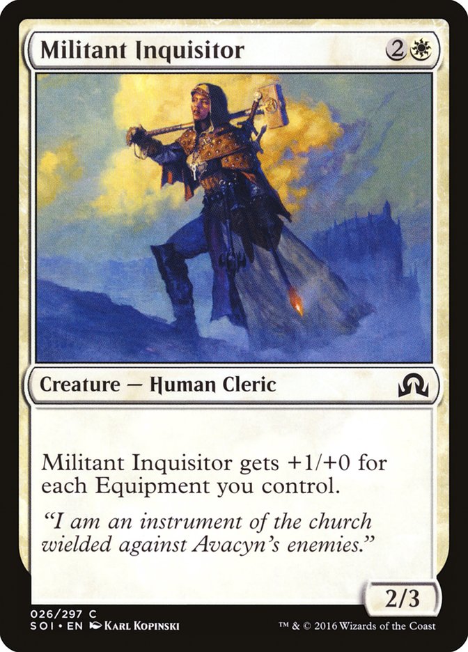 Militant Inquisitor [Shadows over Innistrad] | Game Grid - Logan