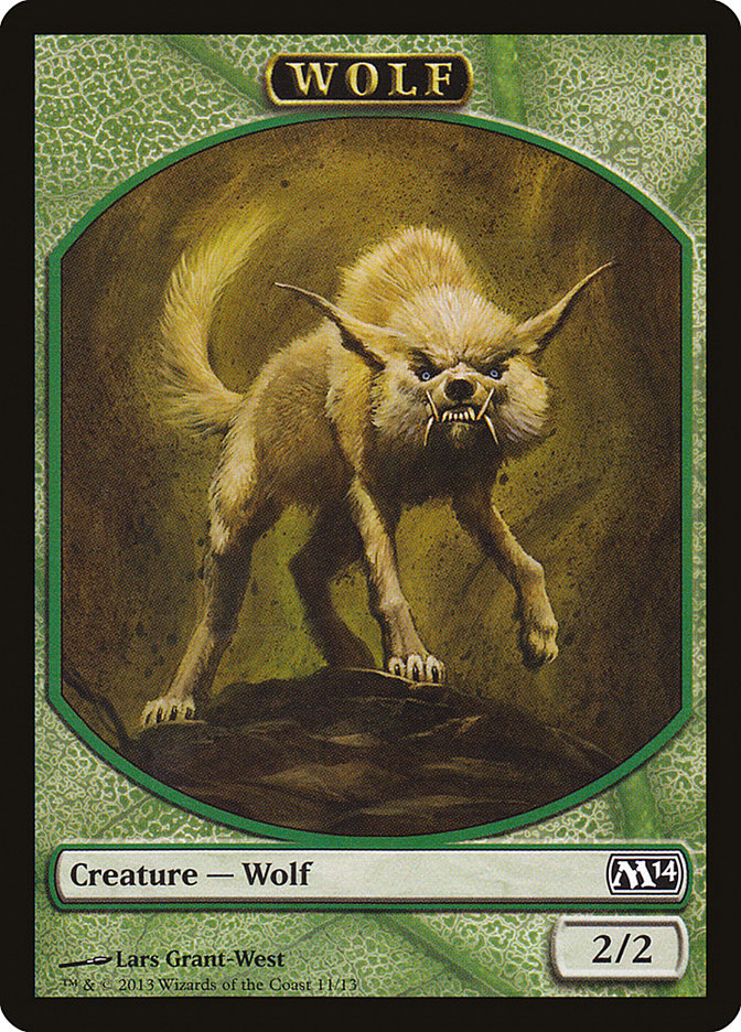 Wolf Token [Magic 2014 Tokens] | Game Grid - Logan