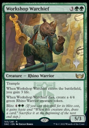 Workshop Warchief (Promo Pack) [Streets of New Capenna Promos] | Game Grid - Logan