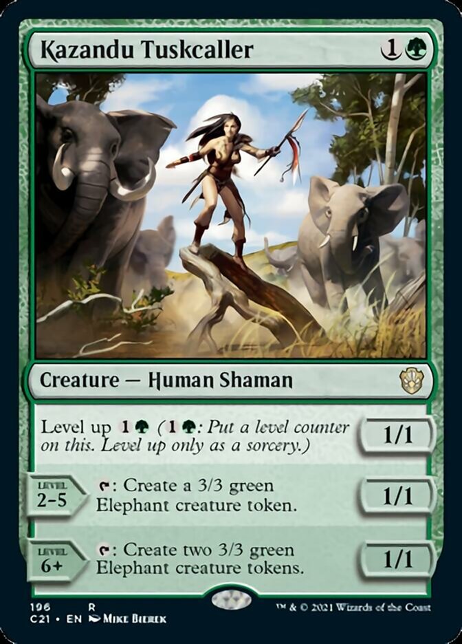 Kazandu Tuskcaller [Commander 2021] | Game Grid - Logan