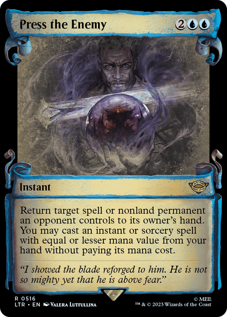 Press the Enemy [The Lord of the Rings: Tales of Middle-Earth Showcase Scrolls] | Game Grid - Logan