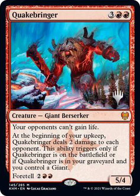 Quakebringer (Promo Pack) [Kaldheim Promos] | Game Grid - Logan