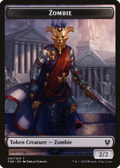 Human Soldier // Zombie Double-Sided Token [Theros Beyond Death Tokens] | Game Grid - Logan