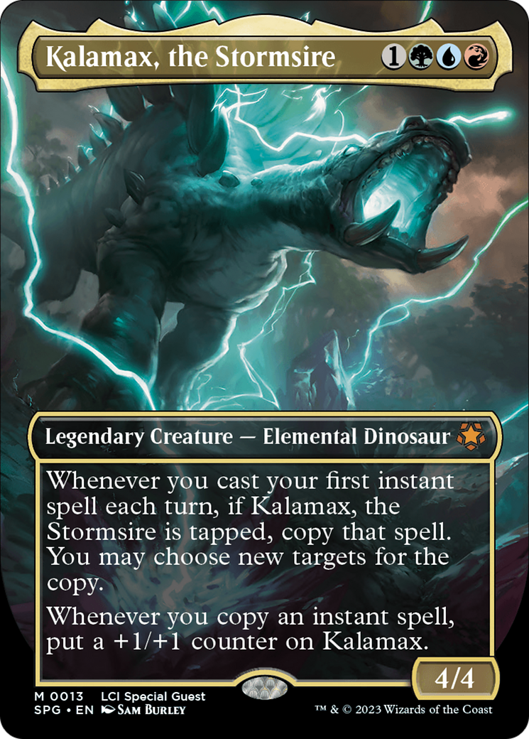 Kalamax, the Stormsire (Borderless) [The Lost Caverns of Ixalan Special Guests] | Game Grid - Logan