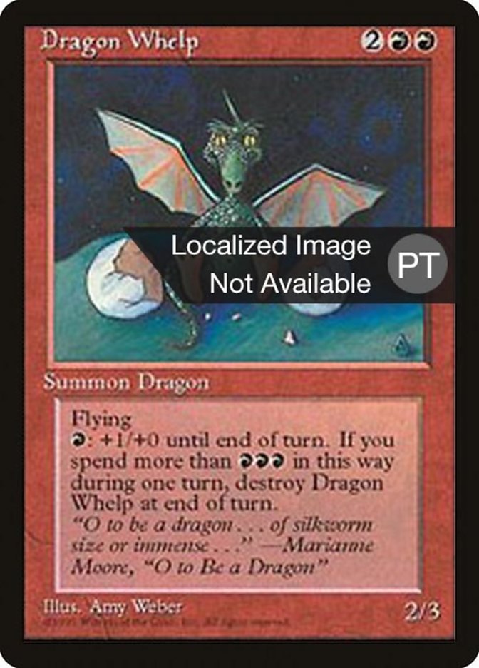 Dragon Whelp [Fourth Edition (Foreign Black Border)] | Game Grid - Logan