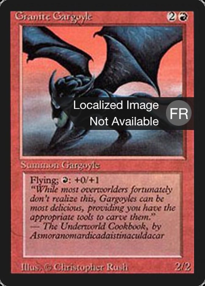 Granite Gargoyle [Foreign Black Border] | Game Grid - Logan
