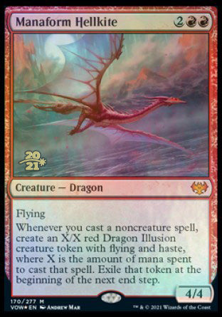 Manaform Hellkite [Innistrad: Crimson Vow Prerelease Promos] | Game Grid - Logan