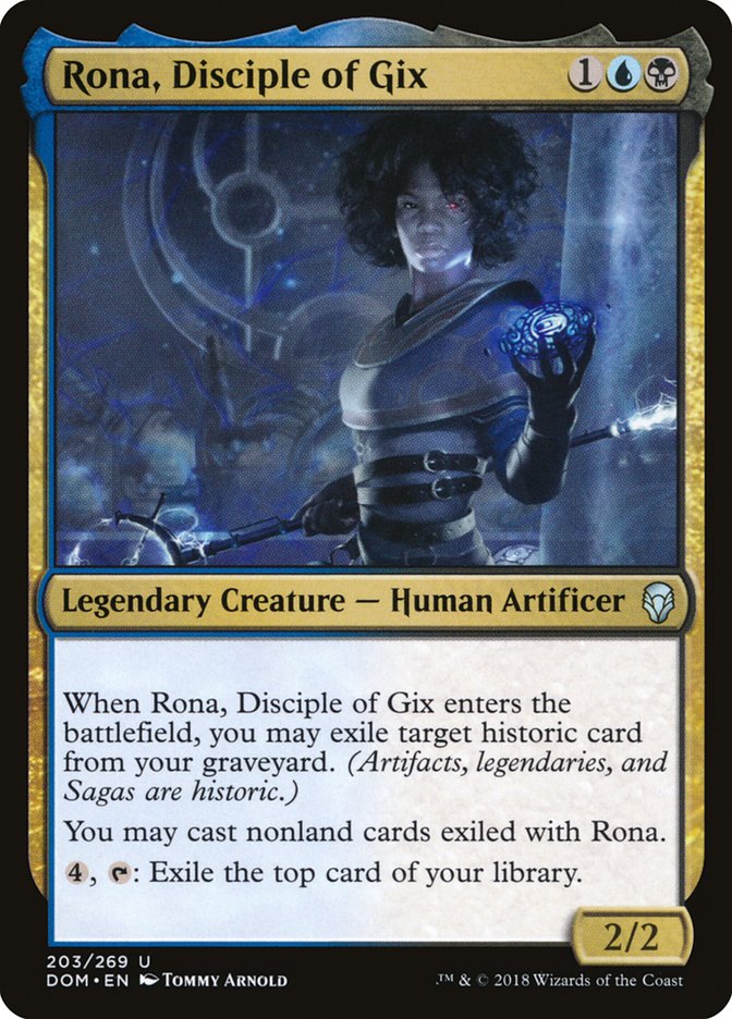 Rona, Disciple of Gix [Dominaria] | Game Grid - Logan