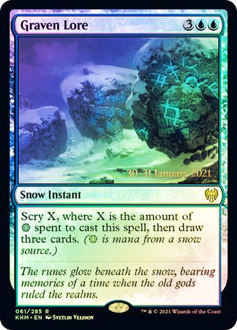 Graven Lore [Kaldheim Prerelease Promos] | Game Grid - Logan