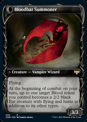 Voldaren Bloodcaster // Bloodbat Summoner (Showcase Fang Frame) [Innistrad: Crimson Vow] | Game Grid - Logan