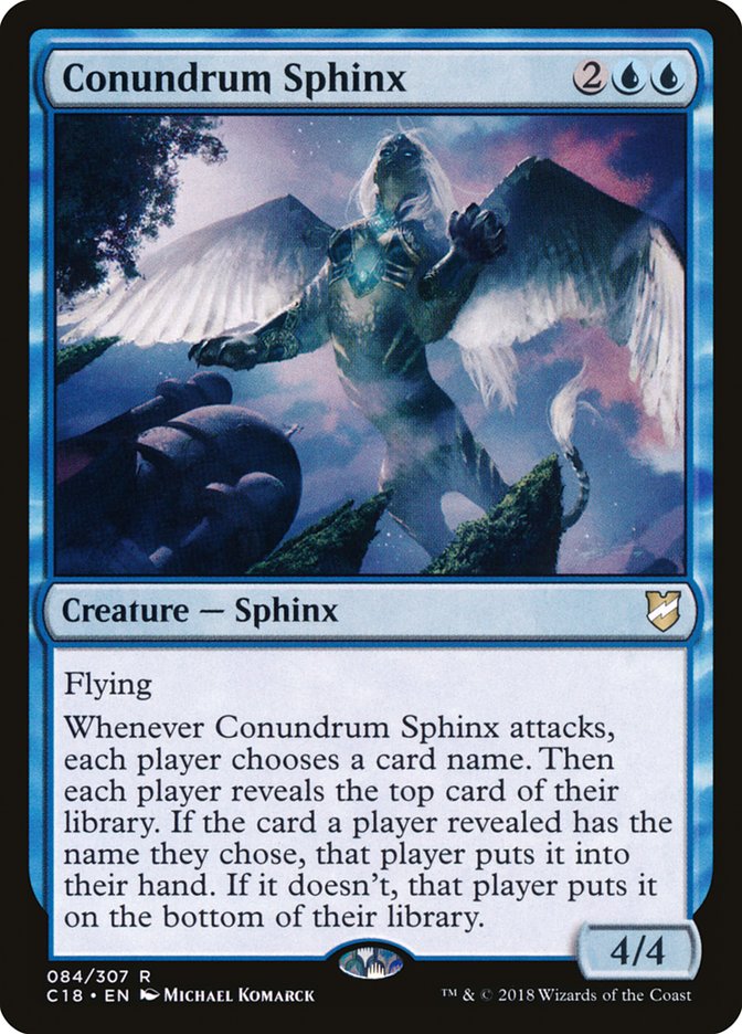 Conundrum Sphinx [Commander 2018] | Game Grid - Logan