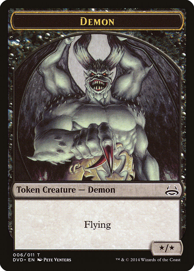 Demon Token (Divine vs. Demonic) [Duel Decks Anthology Tokens] | Game Grid - Logan