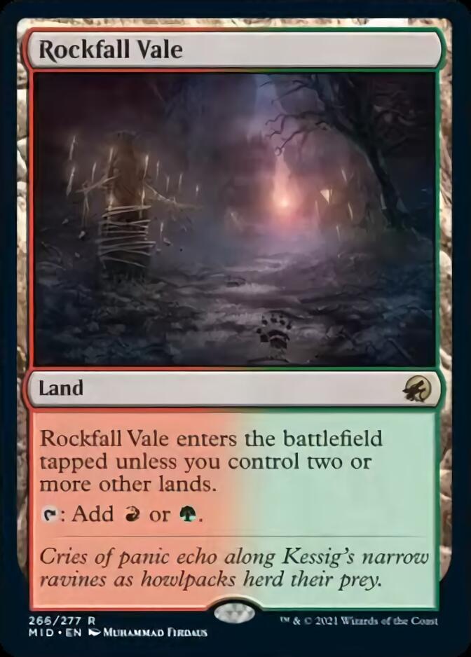 Rockfall Vale [Innistrad: Midnight Hunt] | Game Grid - Logan