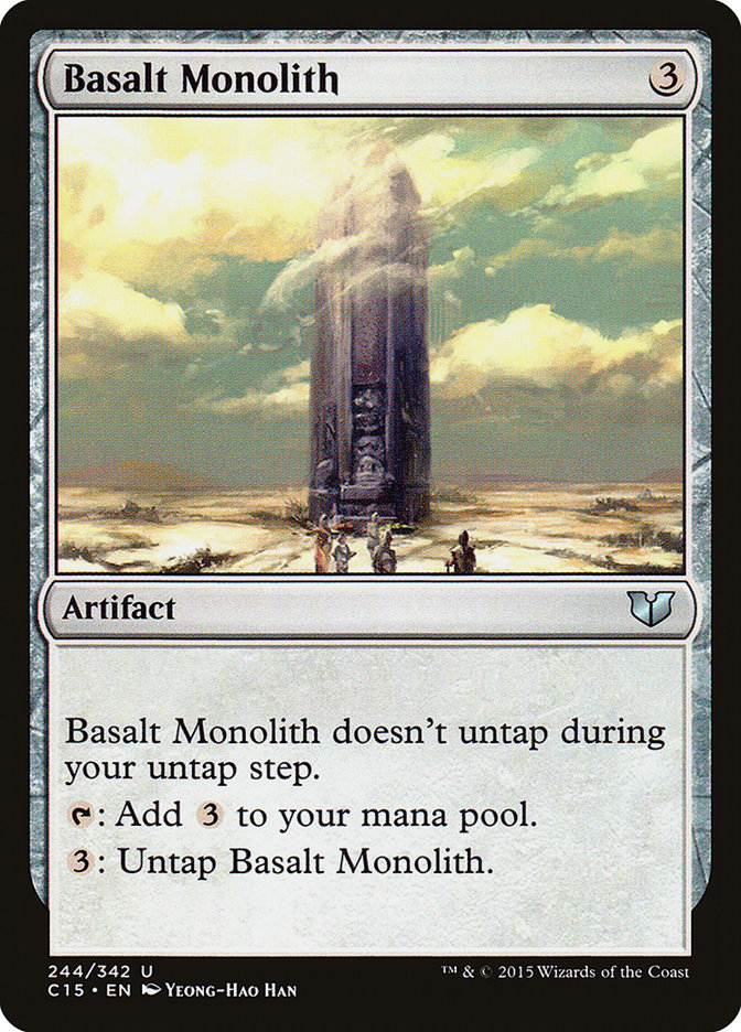 Basalt Monolith [Commander 2015] | Game Grid - Logan
