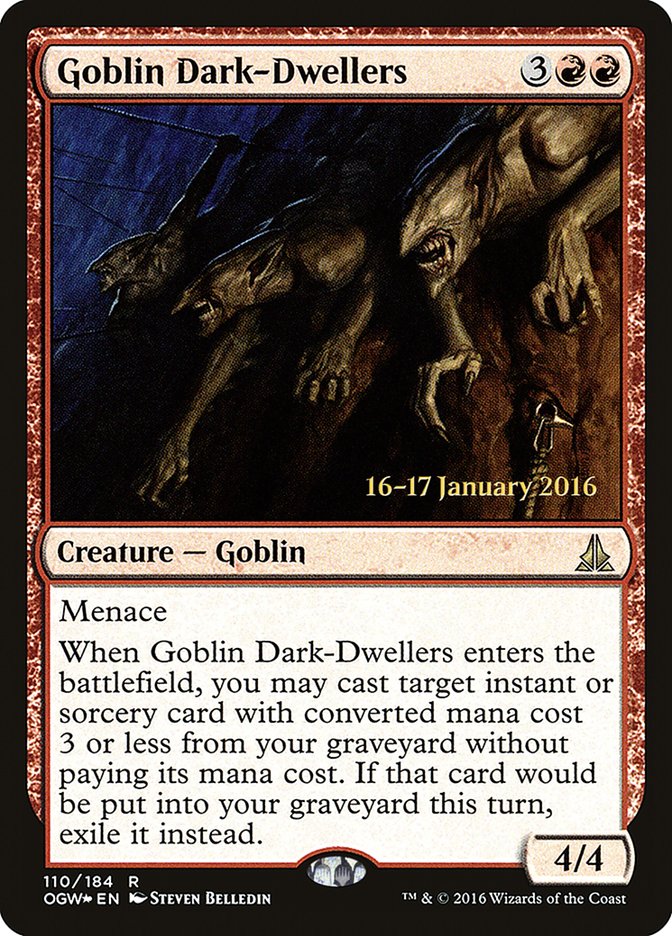 Goblin Dark-Dwellers [Oath of the Gatewatch Prerelease Promos] | Game Grid - Logan