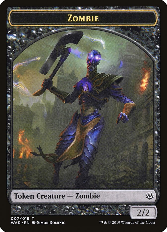 Zombie Token [War of the Spark Tokens] | Game Grid - Logan