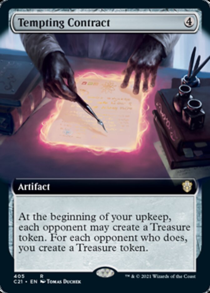 Tempting Contract (Extended Art) [Commander 2021] | Game Grid - Logan