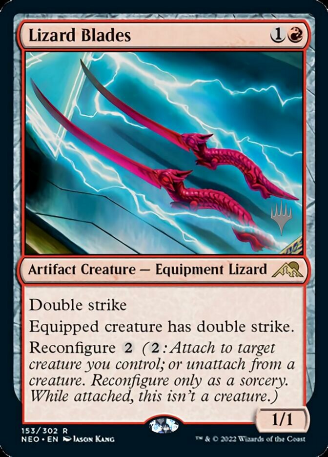Lizard Blades (Promo Pack) [Kamigawa: Neon Dynasty Promos] | Game Grid - Logan