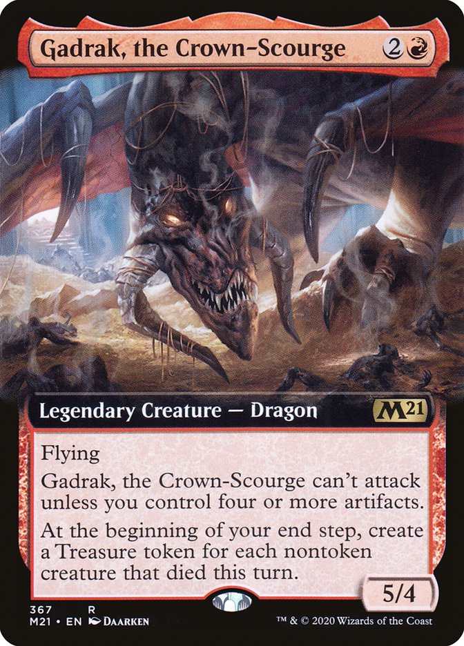 Gadrak, the Crown-Scourge (Extended Art) [Core Set 2021] | Game Grid - Logan