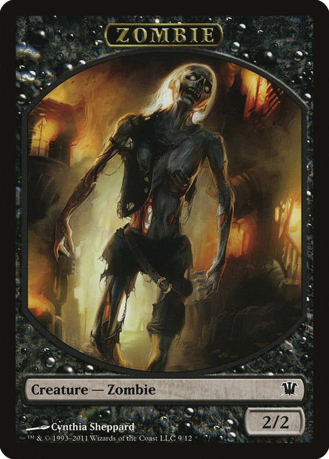 Zombie Token (9/12) [Innistrad Tokens] | Game Grid - Logan