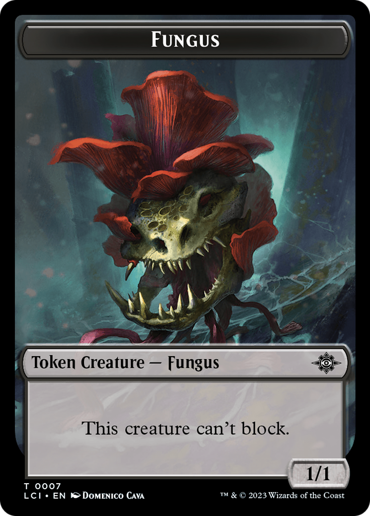 Copy // Fungus Double-Sided Token [The Lost Caverns of Ixalan Tokens] | Game Grid - Logan