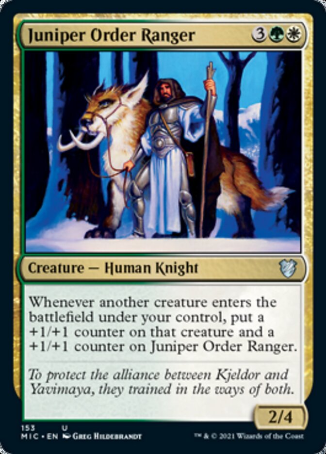 Juniper Order Ranger [Innistrad: Midnight Hunt Commander] | Game Grid - Logan