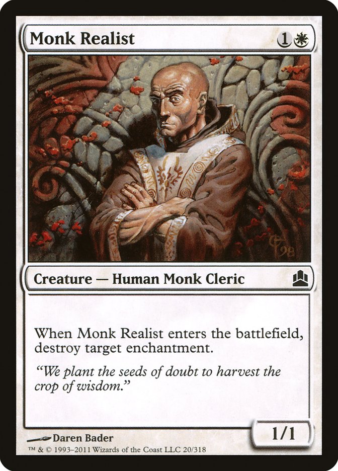 Monk Realist [Commander 2011] | Game Grid - Logan
