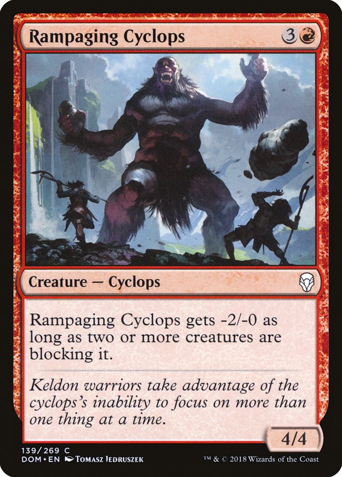 Rampaging Cyclops [Dominaria] | Game Grid - Logan