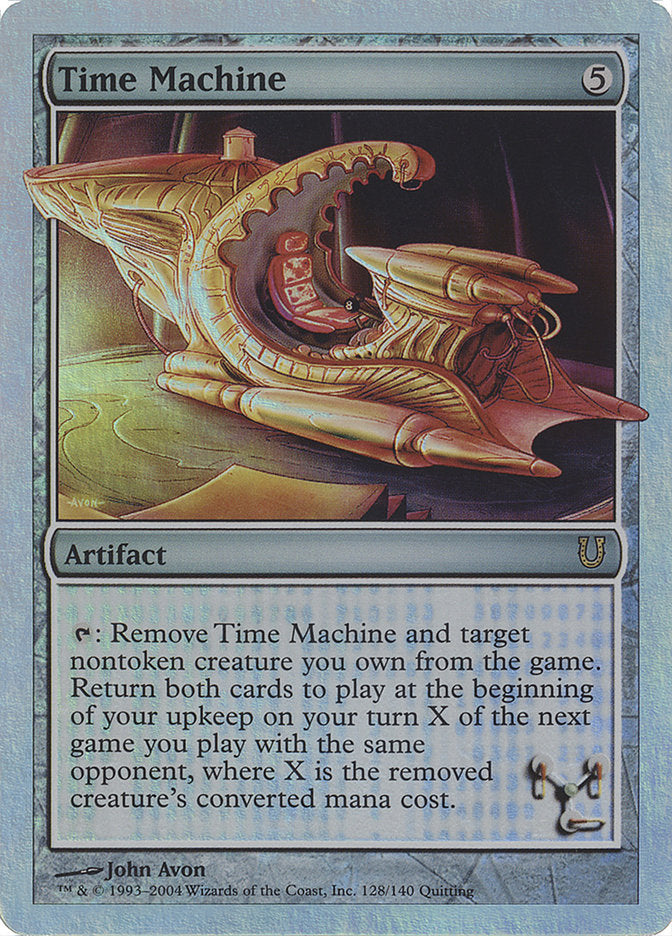 Time Machine (Alternate Foil) [Unhinged] | Game Grid - Logan