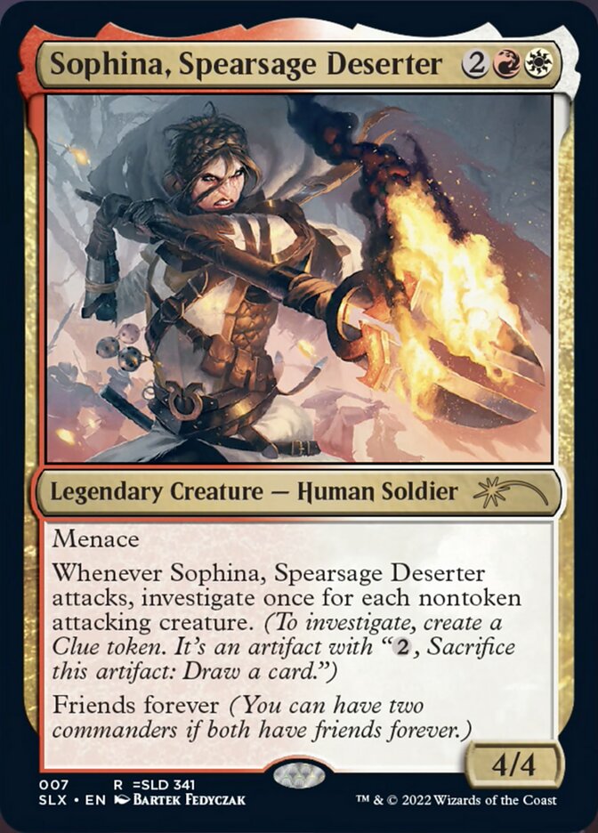 Sophina, Spearsage Deserter [Secret Lair: Universes Within] | Game Grid - Logan