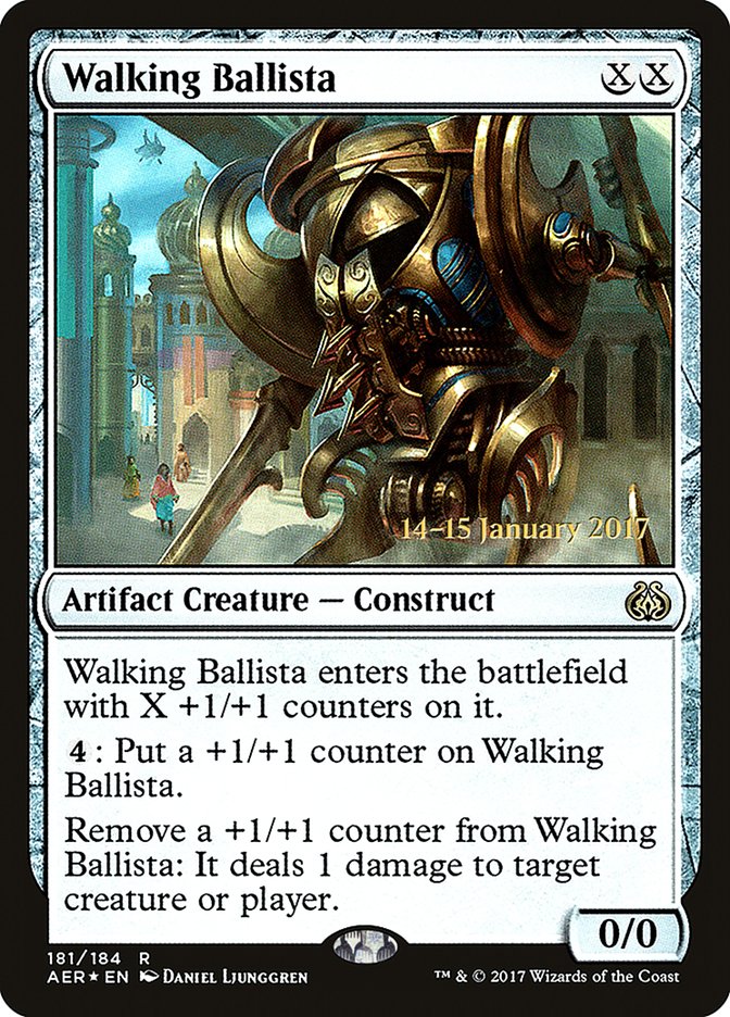 Walking Ballista [Aether Revolt Prerelease Promos] | Game Grid - Logan