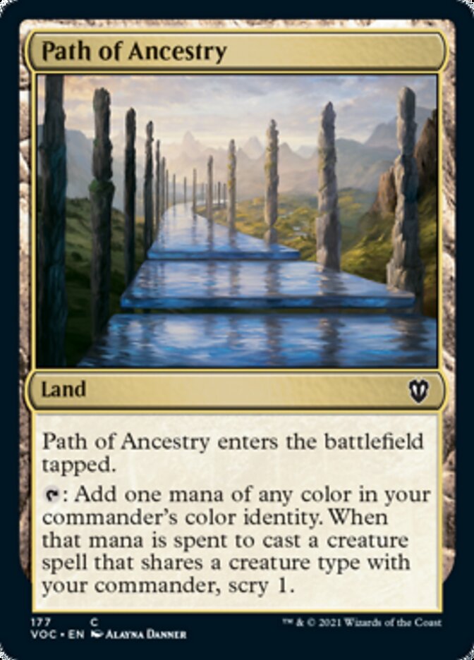 Path of Ancestry [Innistrad: Crimson Vow Commander] | Game Grid - Logan