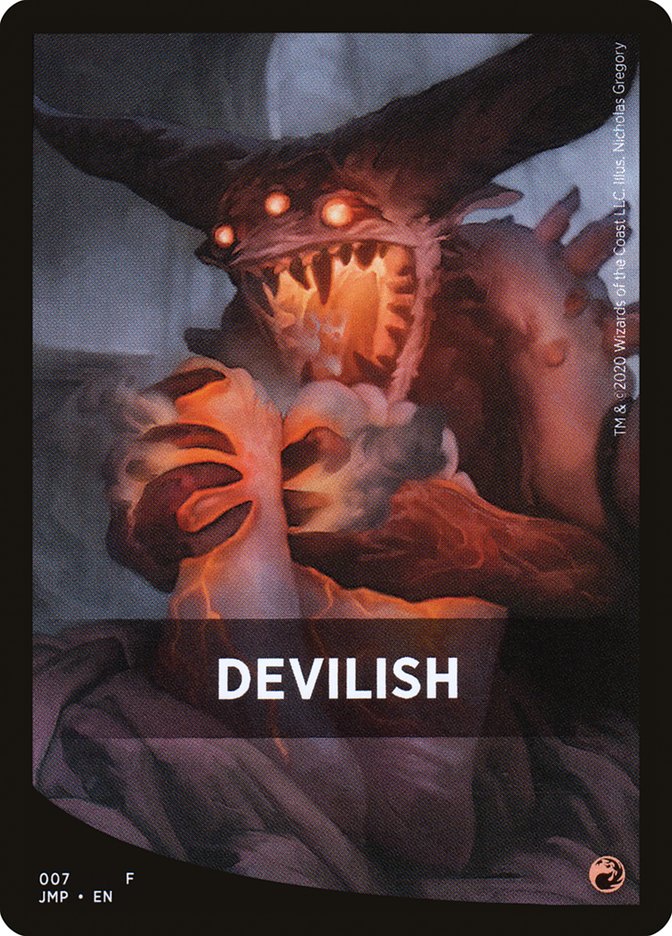 Devilish Theme Card [Jumpstart Front Cards] | Game Grid - Logan