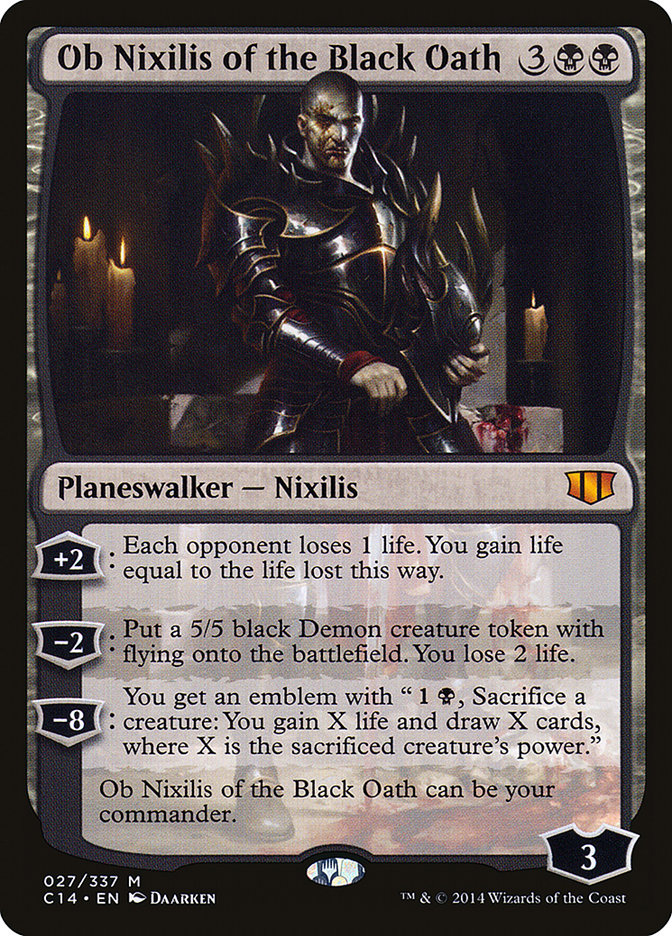 Ob Nixilis of the Black Oath [Commander 2014] | Game Grid - Logan