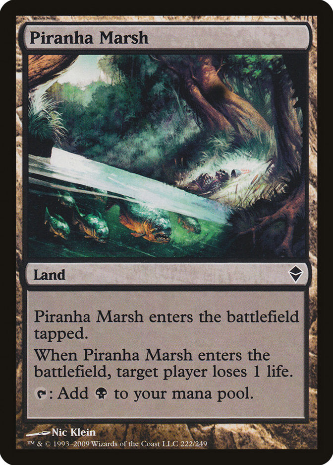 Piranha Marsh [Zendikar] | Game Grid - Logan