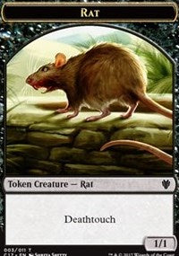 Rat // Cat Double-Sided Token [Commander 2017 Tokens] | Game Grid - Logan