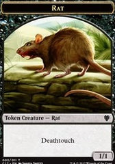 Rat // Cat Double-Sided Token [Commander 2017 Tokens] | Game Grid - Logan