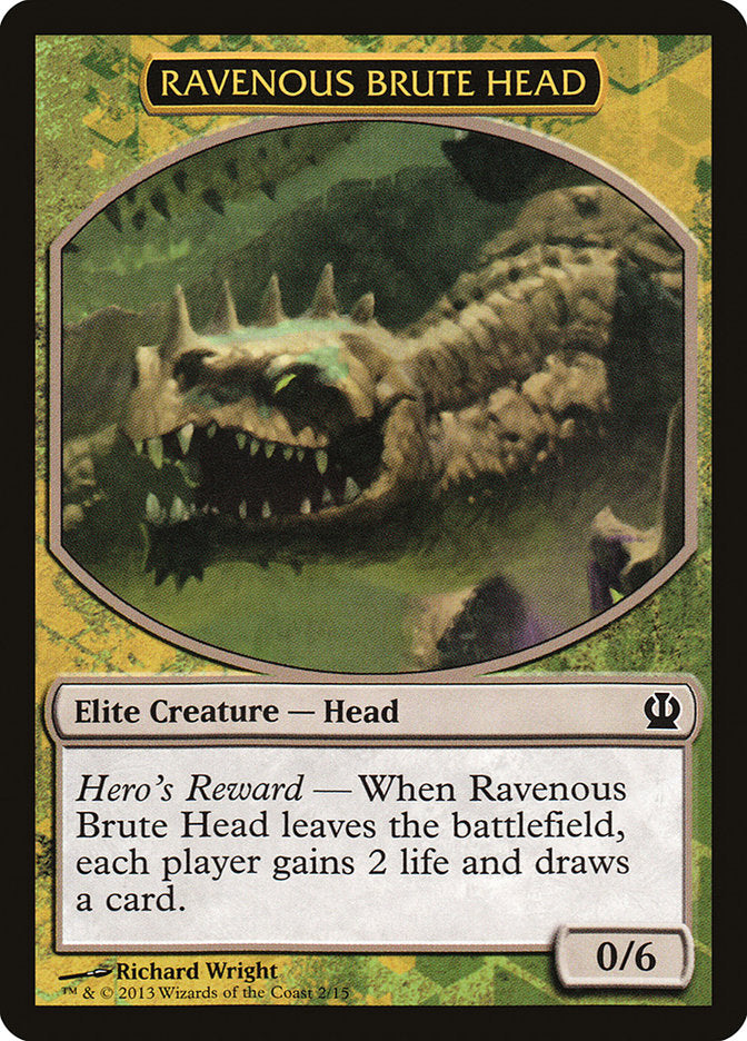 Ravenous Brute Head [Theros Face the Hydra] | Game Grid - Logan