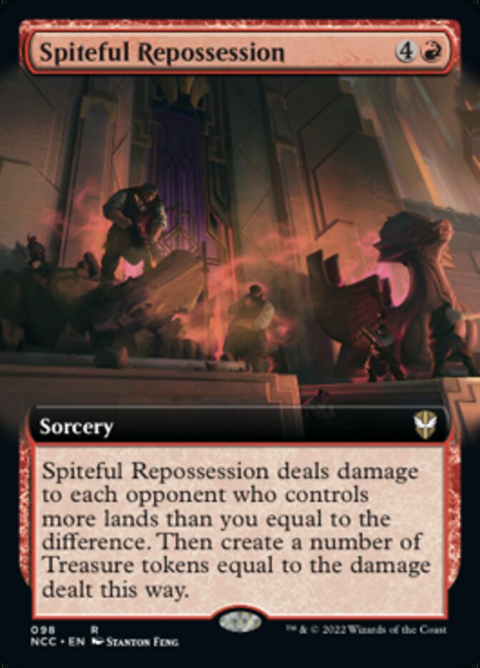 Spiteful Repossession (Extended Art) [Streets of New Capenna Commander] | Game Grid - Logan