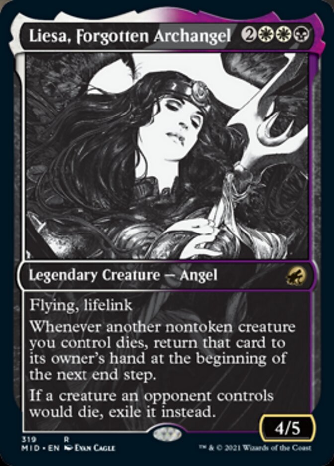 Liesa, Forgotten Archangel (Showcase Eternal Night) [Innistrad: Midnight Hunt] | Game Grid - Logan