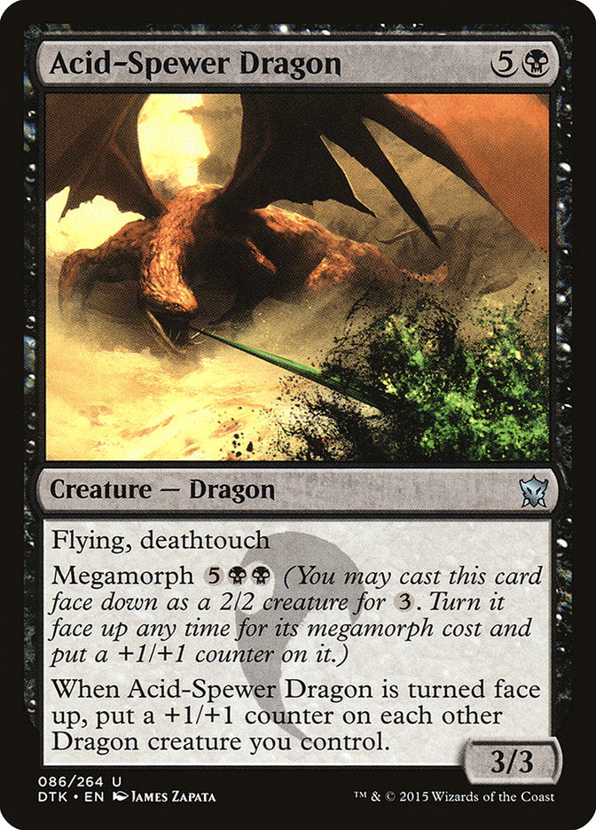 Acid-Spewer Dragon [Dragons of Tarkir] | Game Grid - Logan