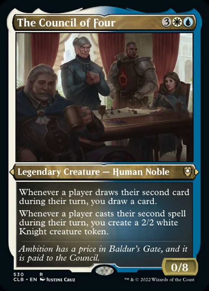 The Council of Four (Foil Etched) [Commander Legends: Battle for Baldur's Gate] | Game Grid - Logan