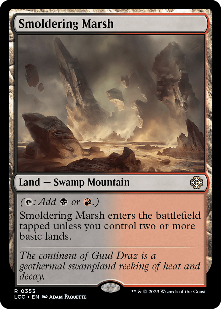 Smoldering Marsh [The Lost Caverns of Ixalan Commander] | Game Grid - Logan